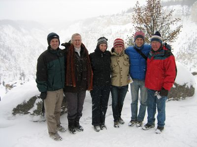 Group photo!  One shot, and everyone looks generally...