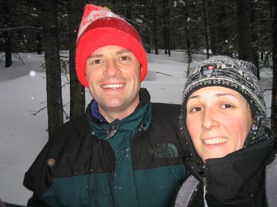 Cross-country skiing at Lone Mountain Ranch during the...