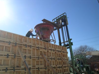 ...or because they give me bucketfulls of concrete to...
