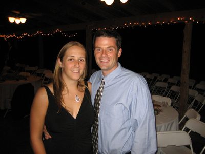 Catherine and Jay at said wedding