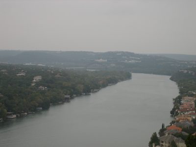 Up the lake again.