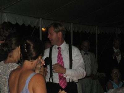 David, with Pam in the foreground