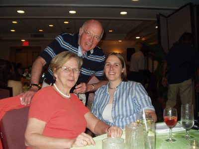 Mom, Dad, and Catherine at the Friday night rehearsal...