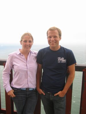 Catherine and John at Bridge Tower #1.