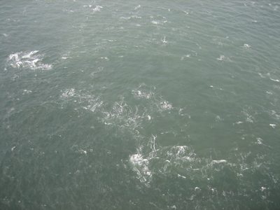 Scary cold water that you don't want to fall into