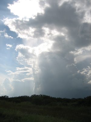 Big fun clouds.  Texas skies are so big, I can't even...
