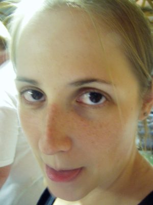 Catherine looking frighteningly young.
