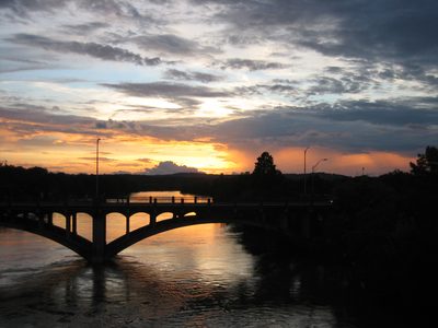 And then the sun really began to set...