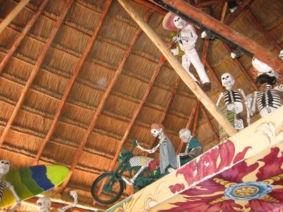 There were a lot of fake dead people.