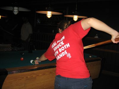 Alison's almost-dirty-but-not shirt.