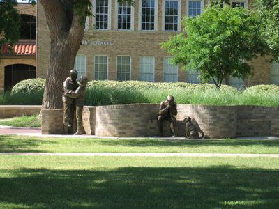 Fun statues.