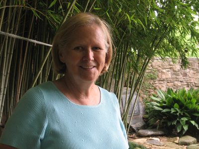 Mom looking great in the Garden.