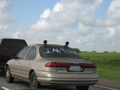 When towing a car to Mexico to sell, sometimes it's...