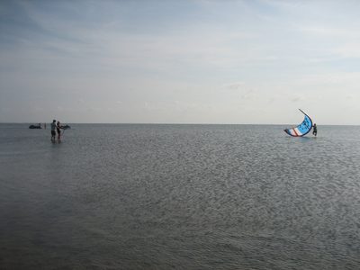 Launching the kite once more.  When you are learning to...