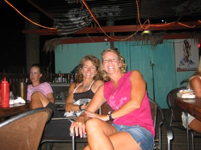 Cindy and Jules, with LeAnn in the background.