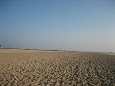 Our expanse of beach.