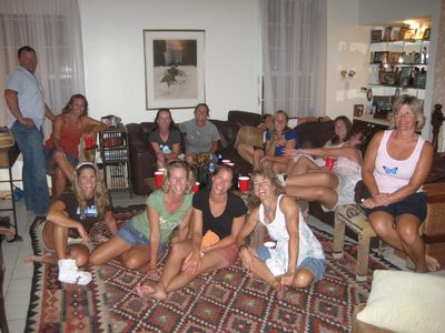 More lounging at Gretchen's.