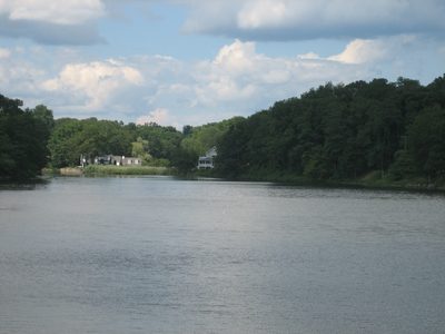 The old house location, from Ring's End Bridge