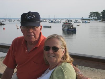 Mom and Dad at the Boat Club