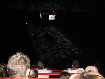 The picture show on the ice before the Canadiens game. ...