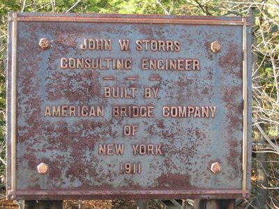 Quechee Gorge bridge, designed by John W. Storrs, built...