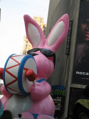Energizer Bunny!  Sadly, he did not move and there was...