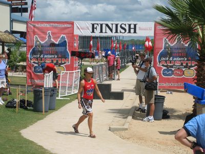 Cindy takes home first in the 40-45 age group.