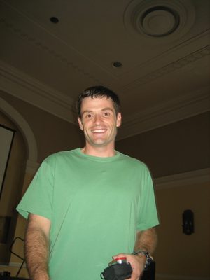 Jay in the Newcomb Ballroom.