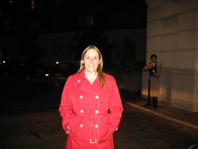 Catherine after Day 1 of the conference.  A bit tired,...