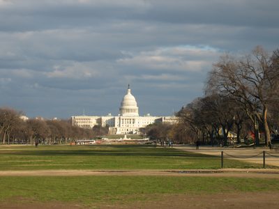 The Capitol Building, as seen from a great distance