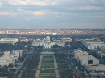 Now, the Capitol Building as seen from above.  And a...