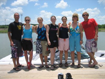 Nick (the boat driver), Carrie, Cat, Missy, Jeana, Dee,...
