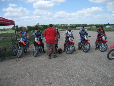 Dee, Carrie, Cat, Leslie, Missy, and Jeana line up and...