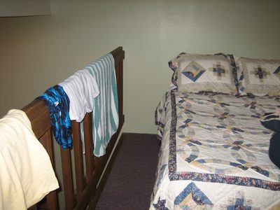 My adorable little room in our Lodge.