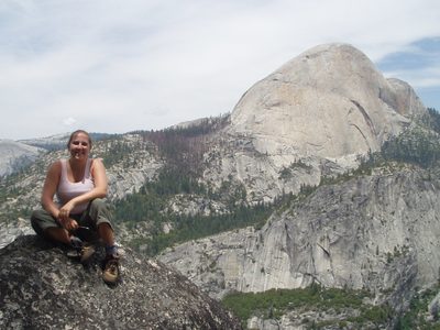 Catherine and Half Dome.