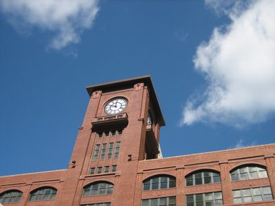 The clock tower of the ... something building (working...