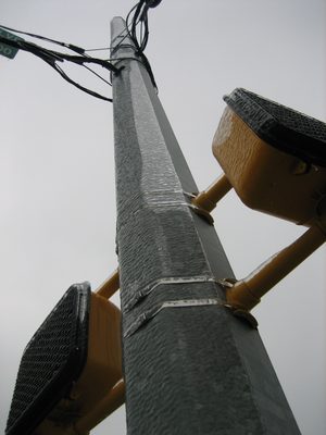 The ability for ice to form so evenly on vertical...
