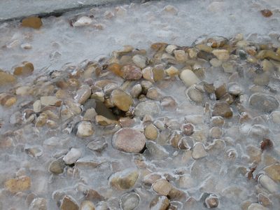 Excellent drainage occured through these stones, I see...