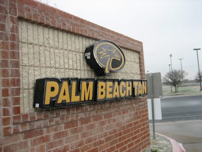 I just love the picture of people getting tan amidst an...