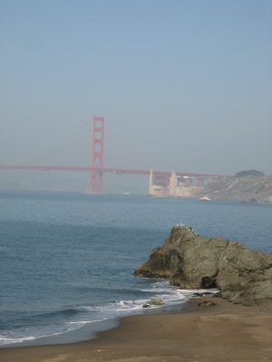 Looking at the bridge from a view not always seen - from...