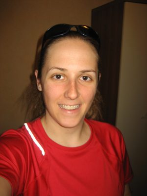 Self-portrait Tuesday AM, after 13 hours of sleep.  I...