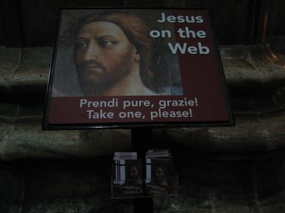 In case that web address is too small to read, www.jesus1.it