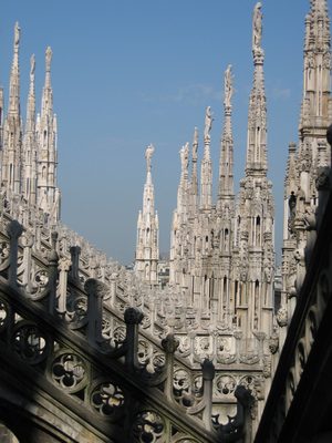 First view from the roof of the Duomo.  I lazy-ed out...