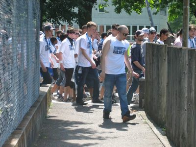 Zurich fans.  This was the only picture I got before...
