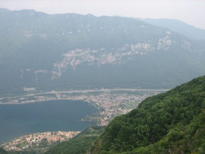 Riva and the Villa are basically in the corner of the...