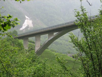 Looking back at bridge 1.