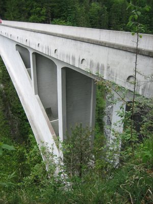 Realize as well that the bridge was designed so the arch...