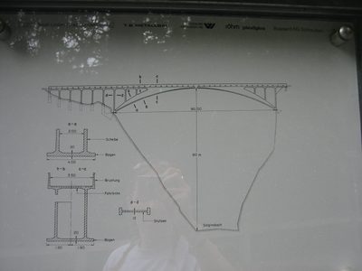 Design details of the bridge.  Another fun fact: it's a...
