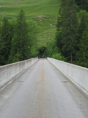 Did I mention this bridge was basically one lane wide...