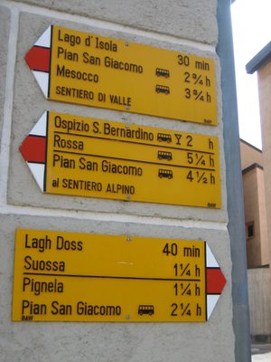 All of the hiking signage was awesome, although I never...